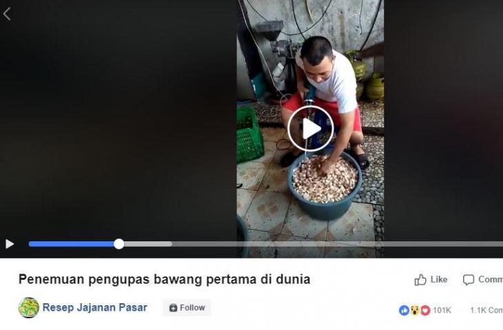 Video Cara Kreatif Mengupas Bawang, Di Dunia Hanya Ada di Indonesia, Netizen Banyak yang Suka