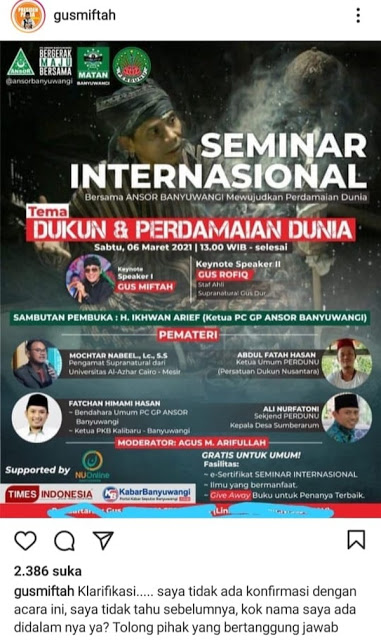 seminar dukun internasional