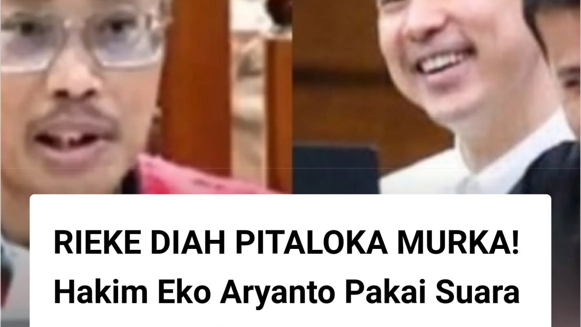 VIDEO>Keras, Bawa-bawa “Anjing” Rieke Diah Pitaloka Kritik Hakim Eko Aryanto Pakai Suara Zainuddin MZ